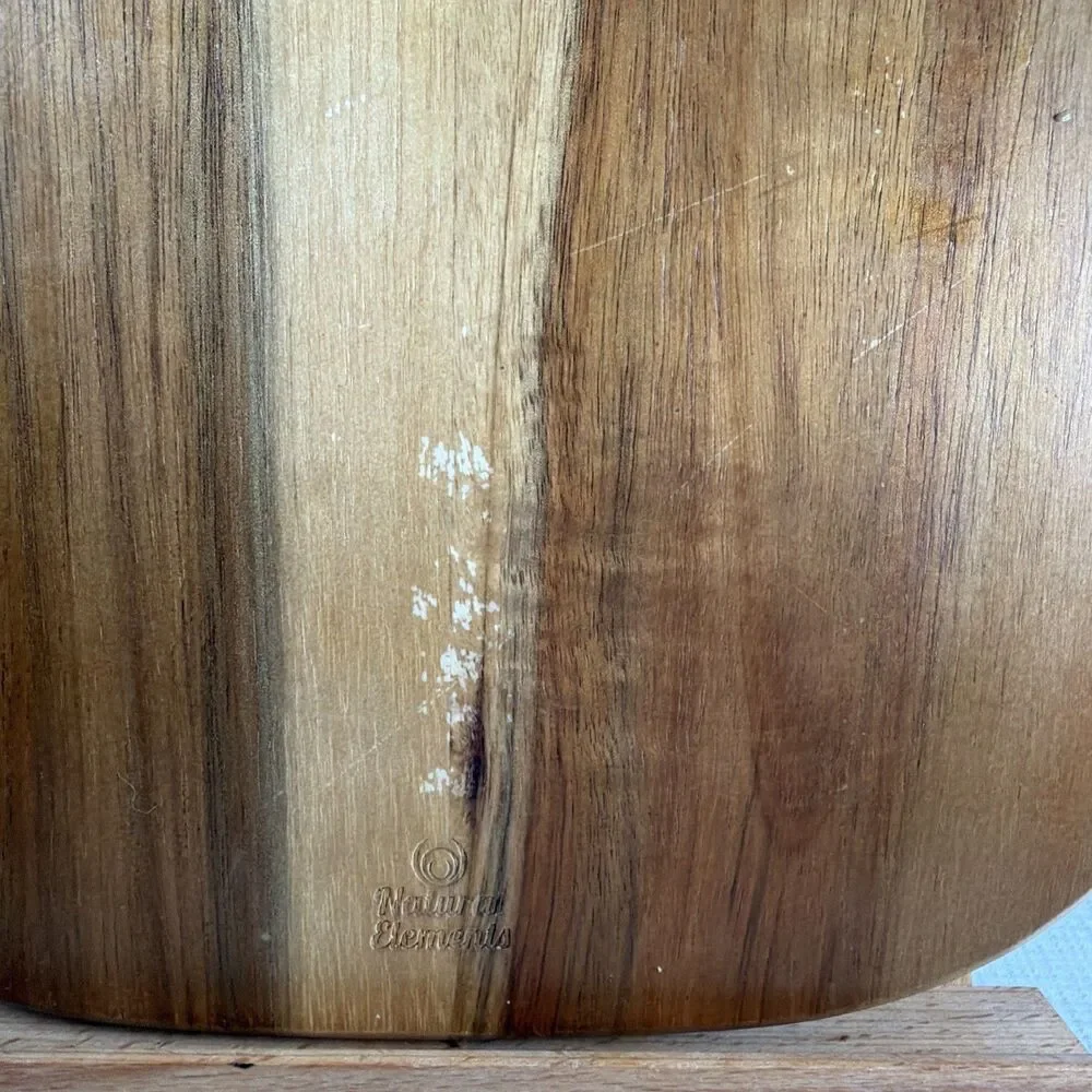 Natural Elements Acacia Wood Deer Stag Cutting Board Charcuterie Platter 9x15
